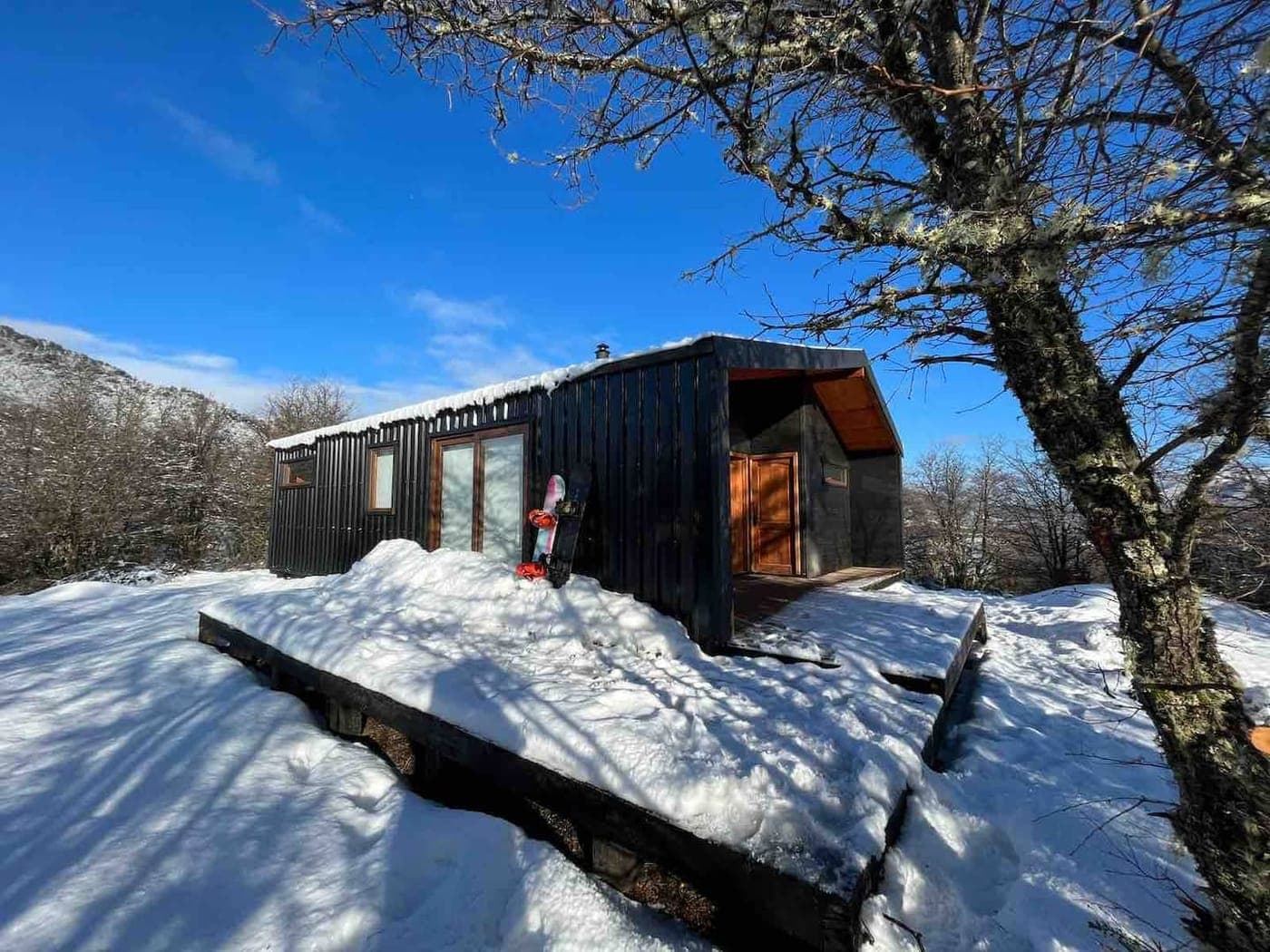 Cabaña Eco 2 de líneas modernas en Malalcahuello